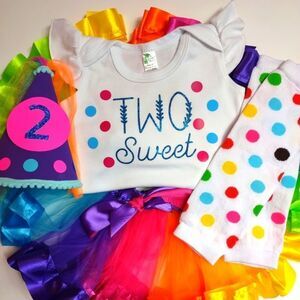 Two sweet birthday outfit